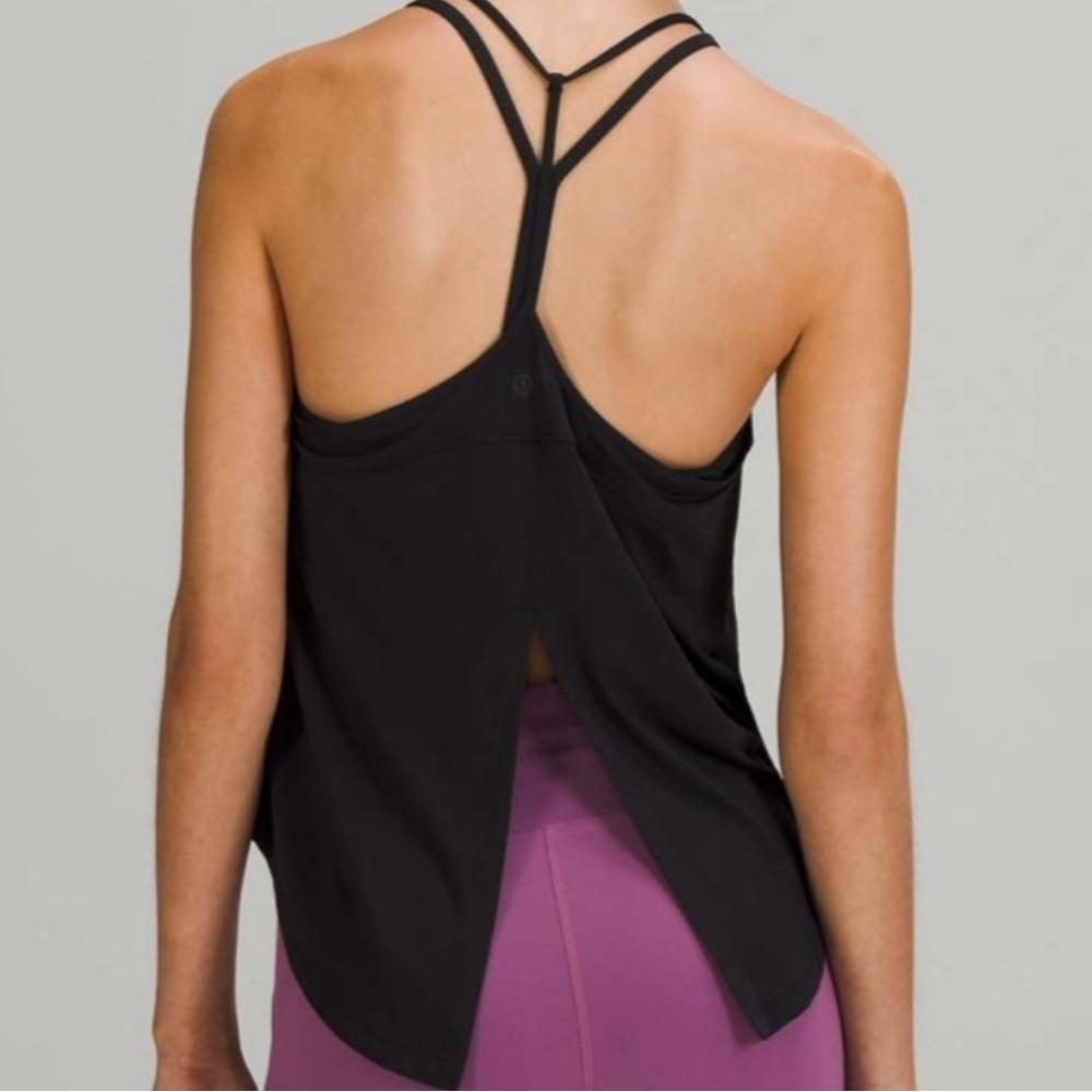 lululemon modal silk tie back tank